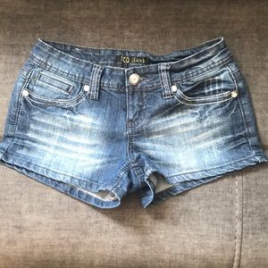 Dark jeans shorts